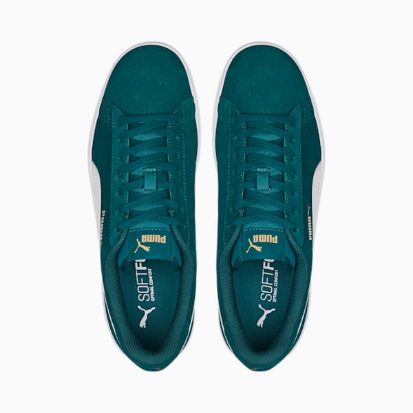 PUMA Smash v2 Sneakers, Varsity Green-Vaporous Gray-Puma Team Gold, extralarge