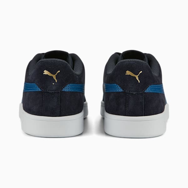 PUMA Smash v2 Sneakers, Parisian Night-Lake Blue-Puma Team Gold, extralarge