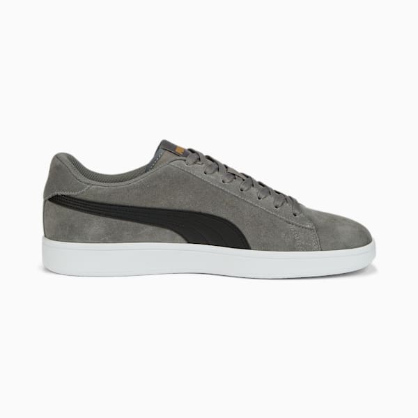 Smash v2 Trainers, Steel Gray-Puma Black-Puma Team Gold