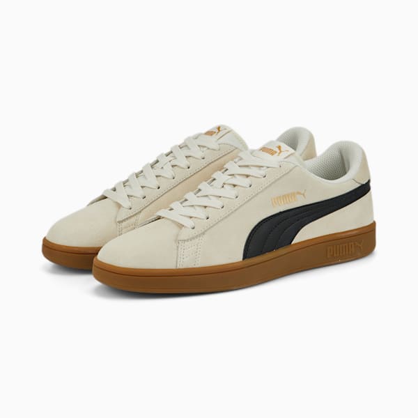 Smash v2 Trainers, Vaporous Gray-Puma Black-Puma Team Gold