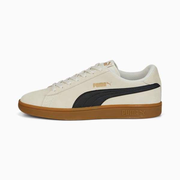Smash v2 Trainers, Vaporous Gray-Puma Black-Puma Team Gold