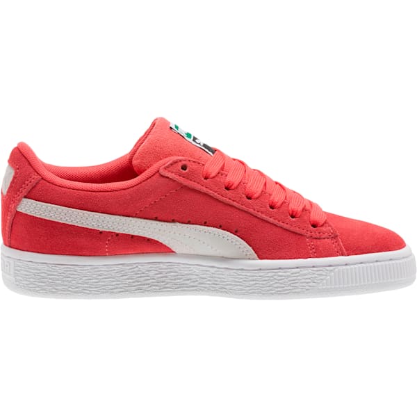 Suede Classic Sneakers JR, Paradise Pink-Puma White, extralarge