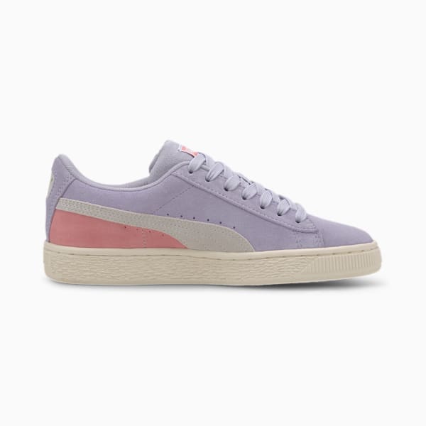 Suede Classic Sneakers JR, Purple Heather-Peony, extralarge