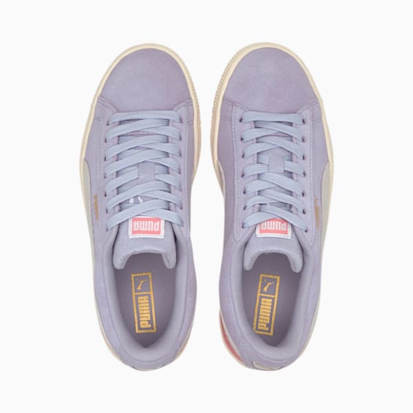Suede Classic Sneakers JR, Purple Heather-Peony, extralarge