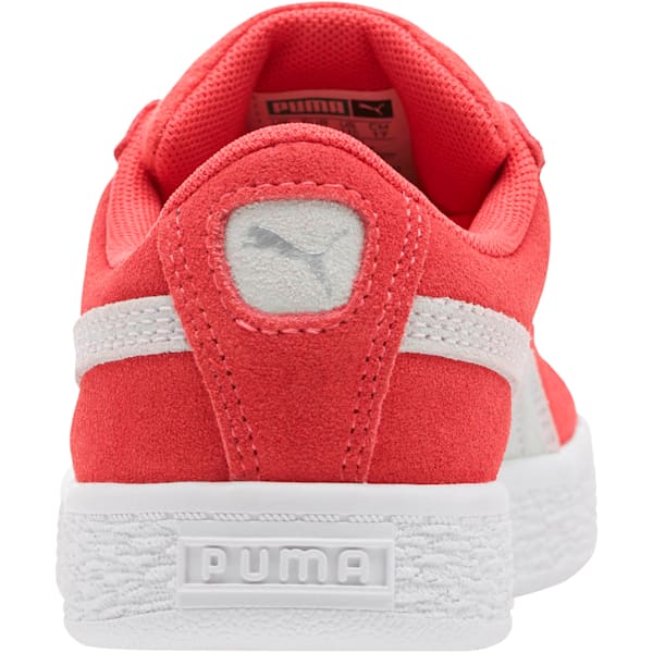 Suede Classics Preschool Sneakers, Paradise Pink-Puma White, extralarge