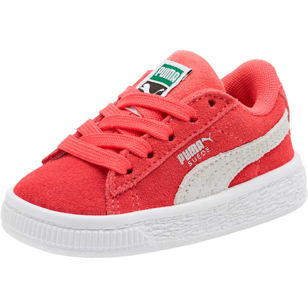 Suede Classic Toddler Shoes, Paradise Pink-Puma White, extralarge