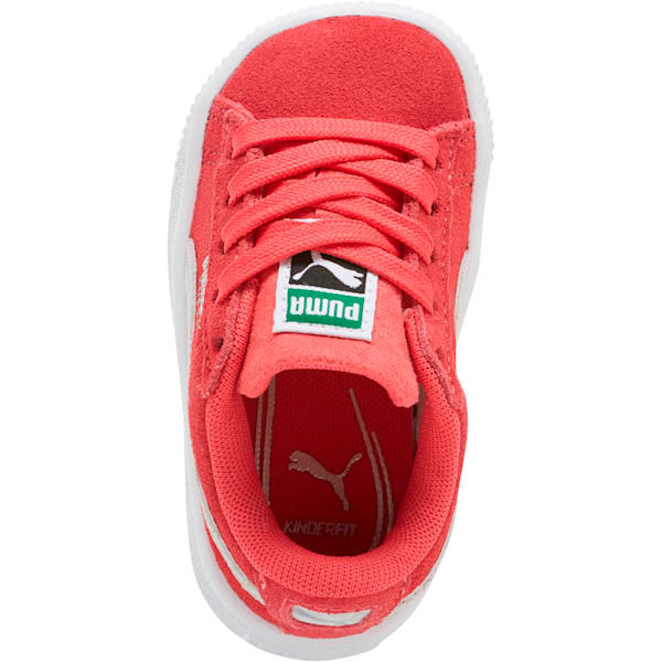 Suede Classic Toddler Shoes, Paradise Pink-Puma White, extralarge