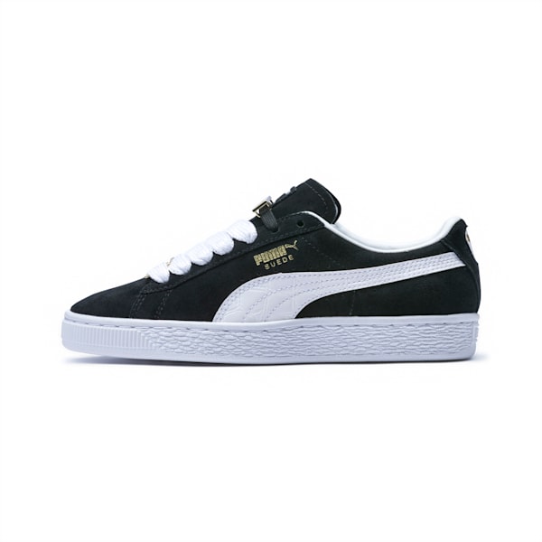 Suede Classic B-BOY Fabulous Sneakers JR, Puma Black-Puma White, extralarge