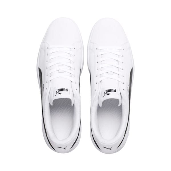 Smash v2 Buck Sneakers, Puma White-Puma Black, extralarge-IND