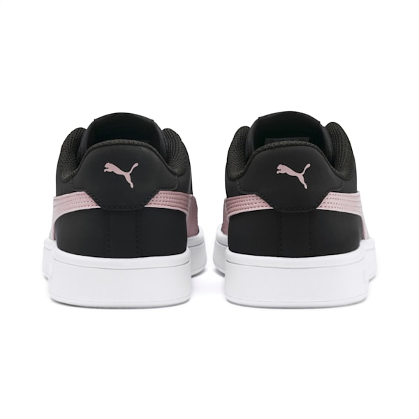 PUMA Smash v2 Buck Trainers, Puma Black-Bridal Rose-Puma White
