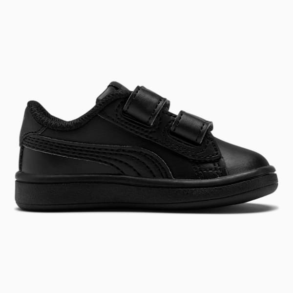 PUMA Smash v2 Toddler Shoes, Puma Black-Puma Black, extralarge