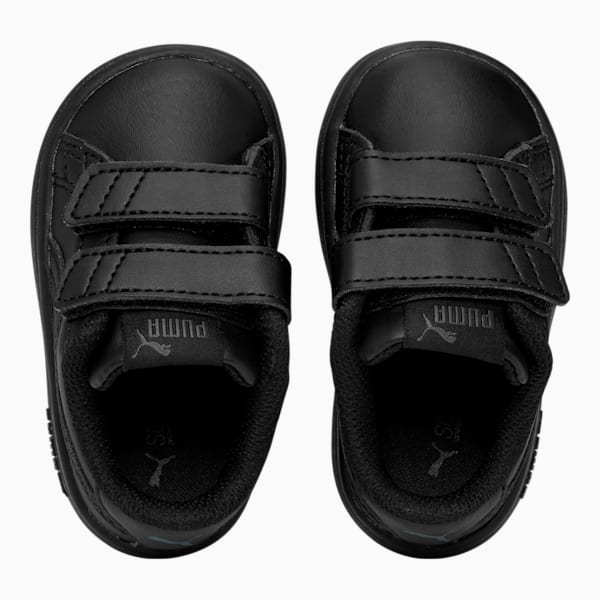 PUMA Smash v2 Toddler Shoes, Puma Black-Puma Black, extralarge