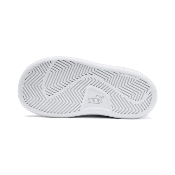 Smash v2 Kids' Trainers, Puma White-Puma White, extralarge-GBR