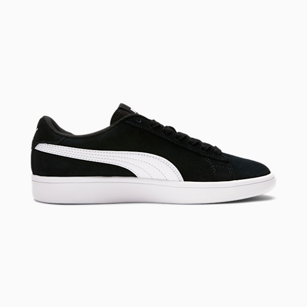 Sneakers Smash v2 Suede Enfant et Adolescent, Puma Black-Puma White, extralarge