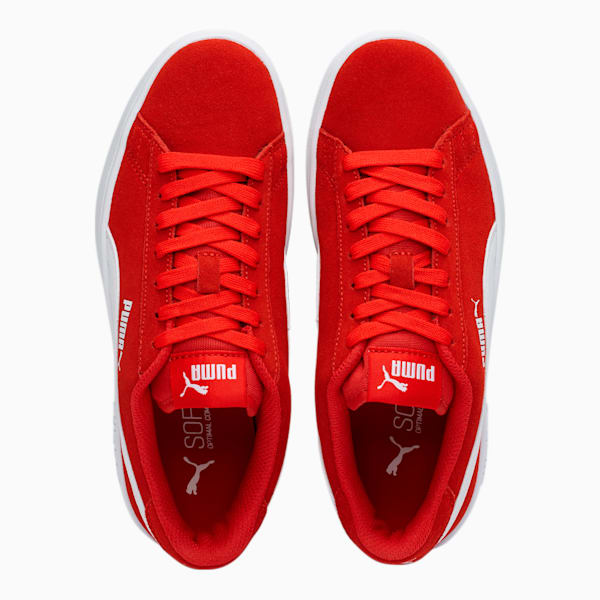 Smash v2 Suede Sneakers Big Kids, High Risk Red-Puma White