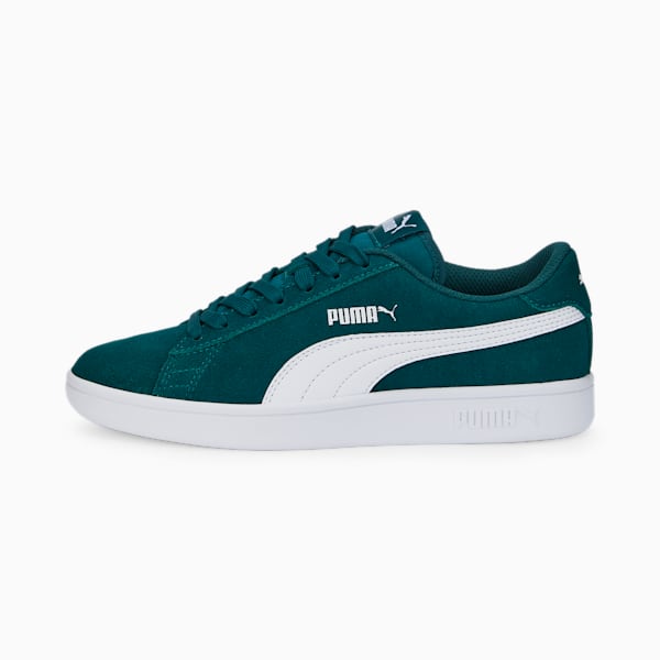 Smash v2 Suede Sneakers Big Kids, Varsity Green-Puma White, extralarge