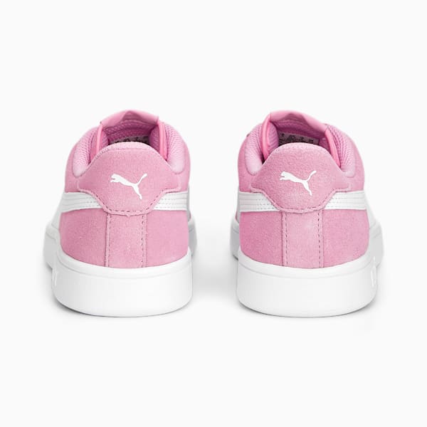 Smash v2 Suede Sneakers Big Kids, Lilac Chiffon-PUMA White