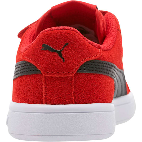 Smash v2 Suede Little Kids' Shoes, Ribbon Red-Puma Black, extralarge