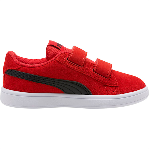 Smash v2 Suede Little Kids' Shoes, Ribbon Red-Puma Black, extralarge