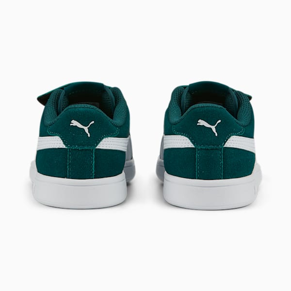 Smash v2 Suede Little Kids' Shoes, Varsity Green-Puma White, extralarge
