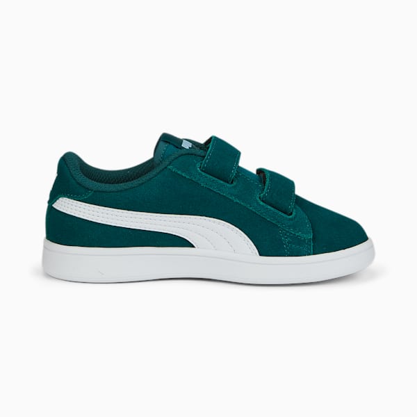 Smash v2 Suede Little Kids' Shoes, Varsity Green-Puma White, extralarge