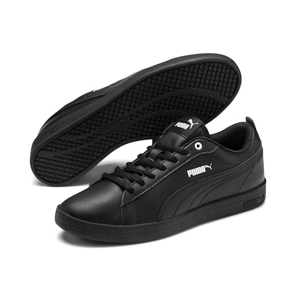 Puma Puma Smash V2 black leather sneakers - ESD Store fashion