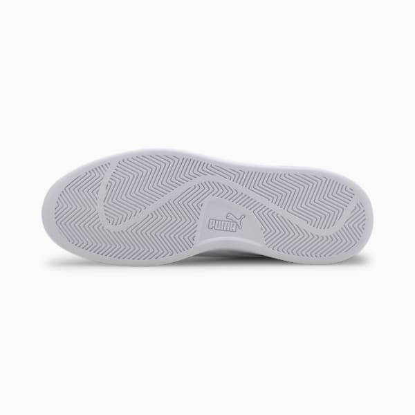 PUMA Smash v2 Sneaker, Puma White-High Risk Red-Puma Team Gold