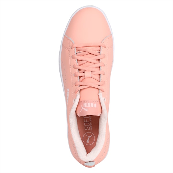 Smash Perf Leather Women's Sneakers, Peach Beige-Peach Beige, extralarge-IND