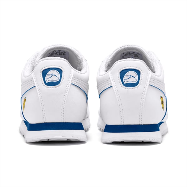 Scuderia Ferrari Roma Sneakers JR, Puma White-Puma White-Galaxy Blue, extralarge