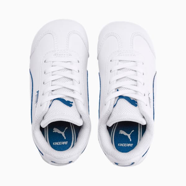 Scuderia Ferrari Roma Toddler Shoes, Puma White-Puma White-Galaxy Blue, extralarge