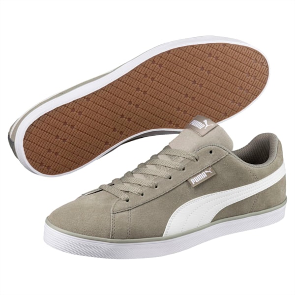 Urban Plus Suede Shoes, Rock Ridge-Puma White, extralarge-IND