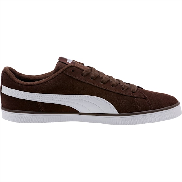 Urban Plus Suede Sneakers, Chocolate Brown-Puma White, extralarge