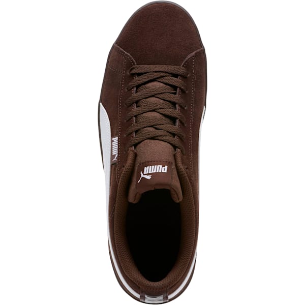 Urban Plus Suede Sneakers, Chocolate Brown-Puma White, extralarge