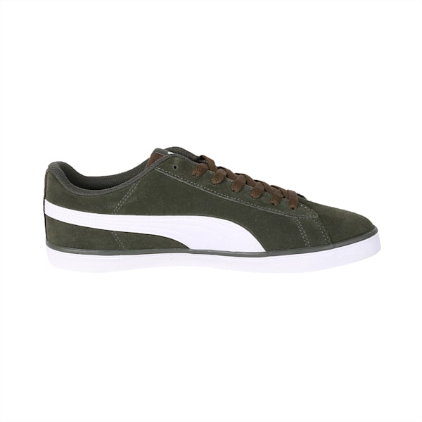 Urban Plus Suede Shoes, Forest Night-Puma White, extralarge-IND
