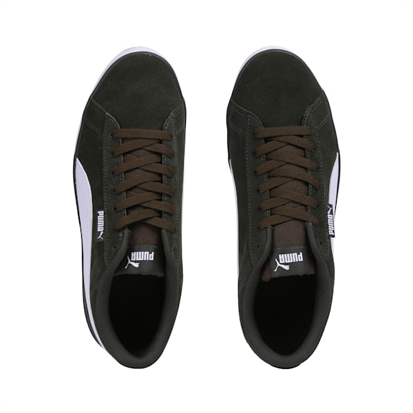 Urban Plus Suede Shoes, Forest Night-Puma White, extralarge-IND