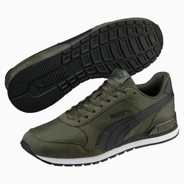 ST Runner V2 NL Unisex Sneakers, Forest Night-Puma Black, extralarge-IND