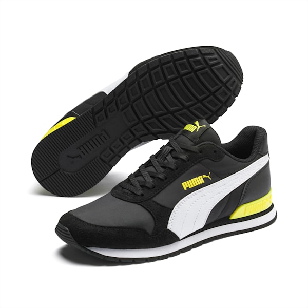 ST Runner v2 NL Sneakers JR, Puma Black-Puma White-Meadowlark, extralarge
