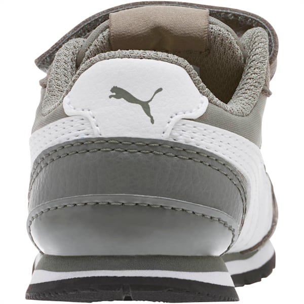 Zapatillas ST Runner V2 V para niños pequeños, Rock Ridge-Puma White, extralarge