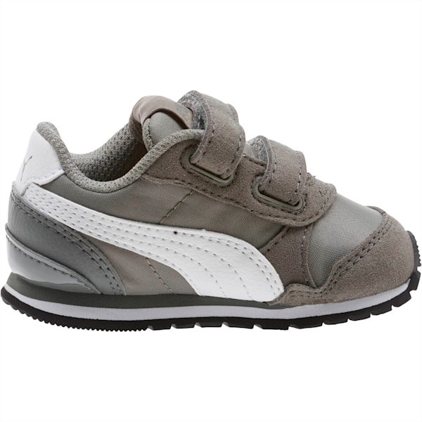 Zapatillas ST Runner V2 V para niños pequeños, Rock Ridge-Puma White, extralarge