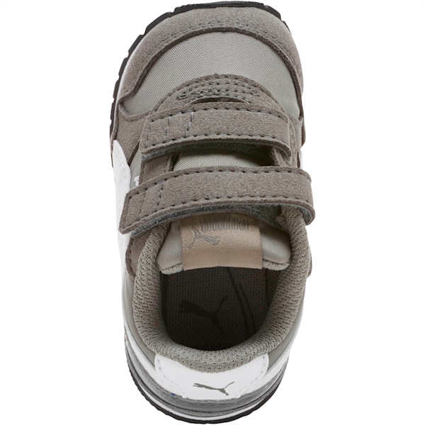 ST Runner V2 V Toddler Shoes, Rock Ridge-Puma White