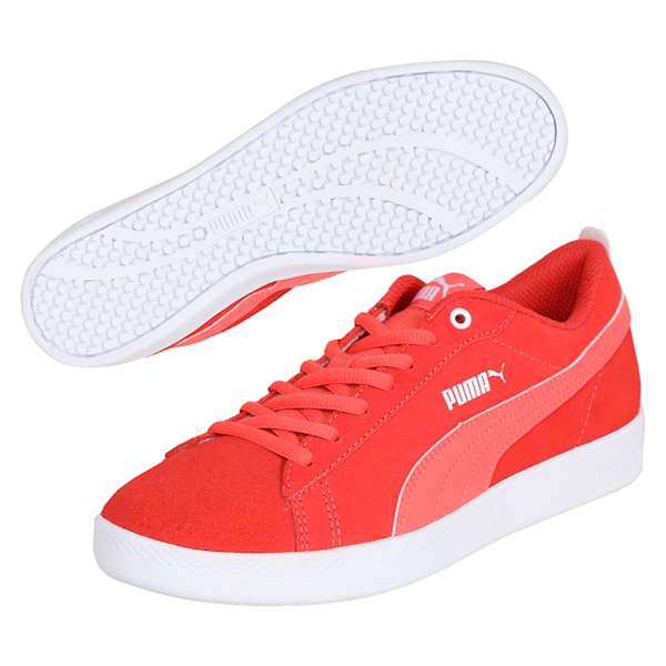 Smash v2 SD Women's Sneakers, Spiced Coral-Spiced Coral, extralarge-IND