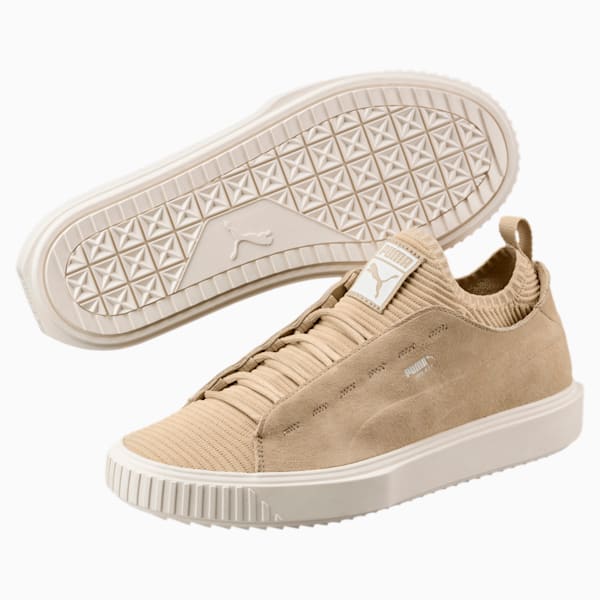 Breaker Knit Sunfaded Shoes, Pebble-Whisper White, extralarge-IND