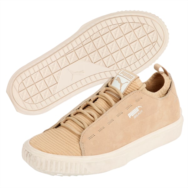 Breaker Knit Sunfaded Shoes, Pebble-Whisper White, extralarge-IND