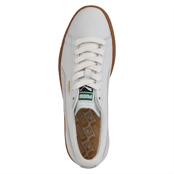 Basket Classic Gum Deluxe Shoes, Puma White, extralarge-IND