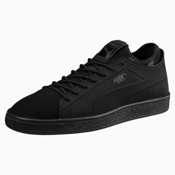 All black puma basket on sale