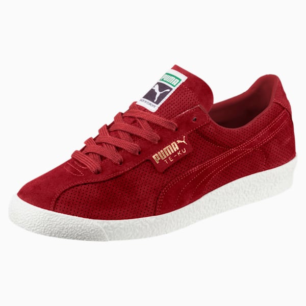 Te-Ku Summer Shoes, Red Dahlia-Puma White, extralarge-IND