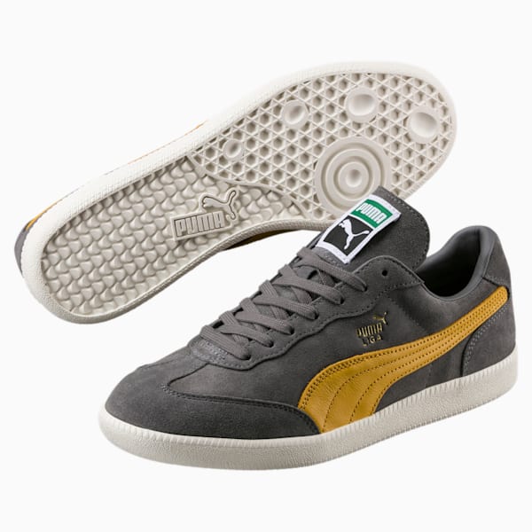 Liga Suede Shoes, QUIET SHADE-Mineral Yellow, extralarge-IND