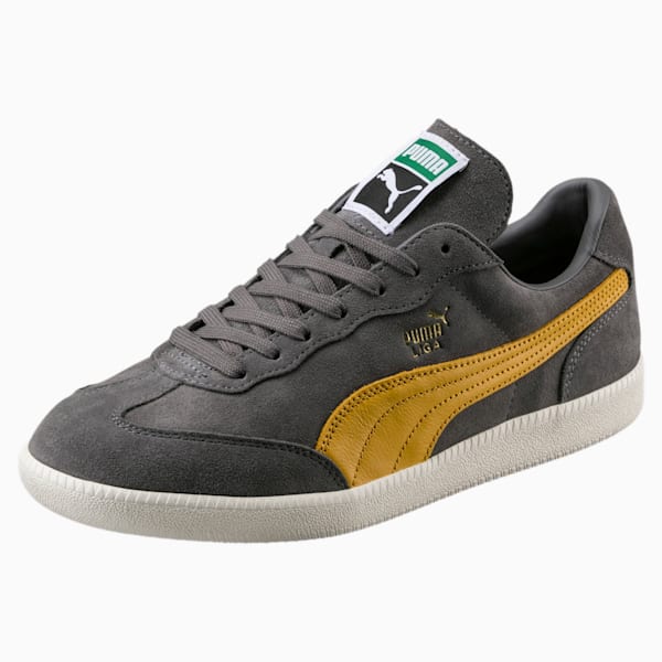 Liga Suede Shoes, QUIET SHADE-Mineral Yellow, extralarge-IND
