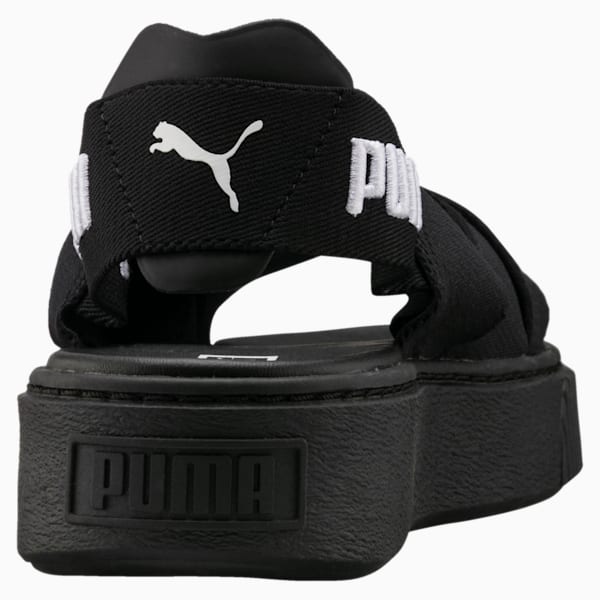 Platform Women's Sandals, Puma Black-Puma Black, extralarge