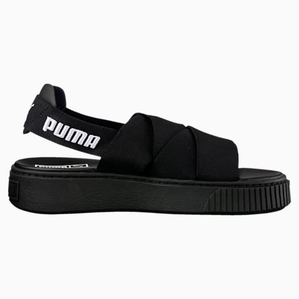 Platform Women's Sandals, Puma Black-Puma Black, extralarge